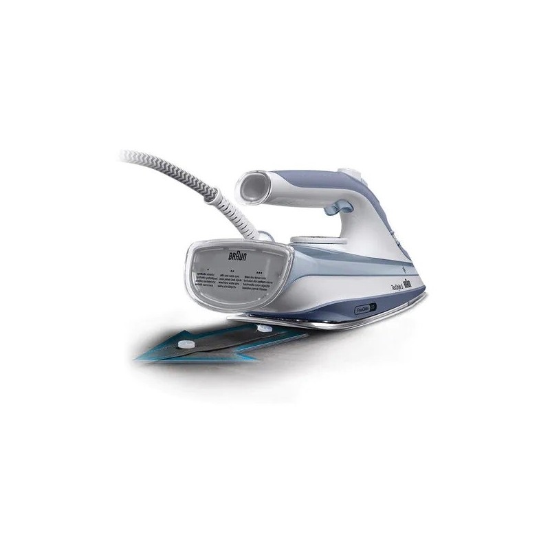 Braun TexStyle 5 SI 5078 GY Dry & Steam iron EloxalPlus soleplate 2800 W Grey, White