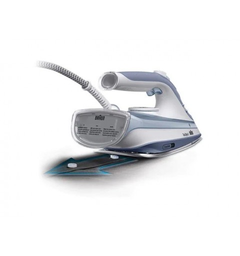 Braun TexStyle 5 SI 5078 GY Dry & Steam iron EloxalPlus soleplate 2800 W Grey, White