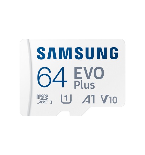 Samsung EVO Plus microSD-Speicherkarte (2024) (inkl. SD Adapter) - 64 GB