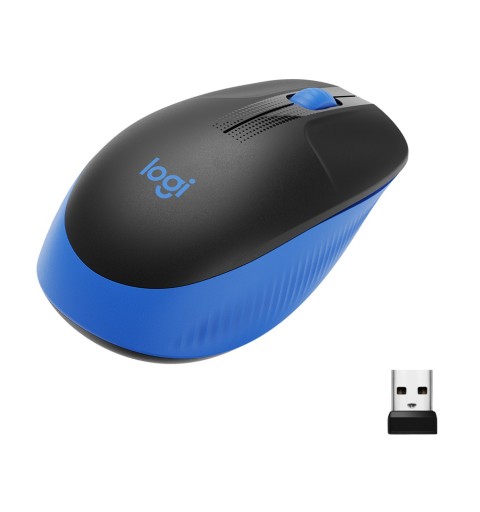 Logitech M190 mouse Ufficio Ambidestro RF Wireless Ottico 1000 DPI