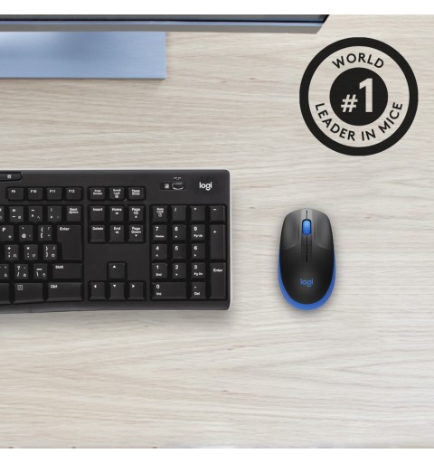 Logitech M190 Maus Büro Beidhändig RF Wireless Optisch 1000 DPI