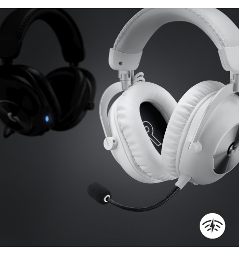 Logitech G PRO X 2 Auriculares Inalámbrico y alámbrico Diadema Juego Bluetooth Negro, Blanco