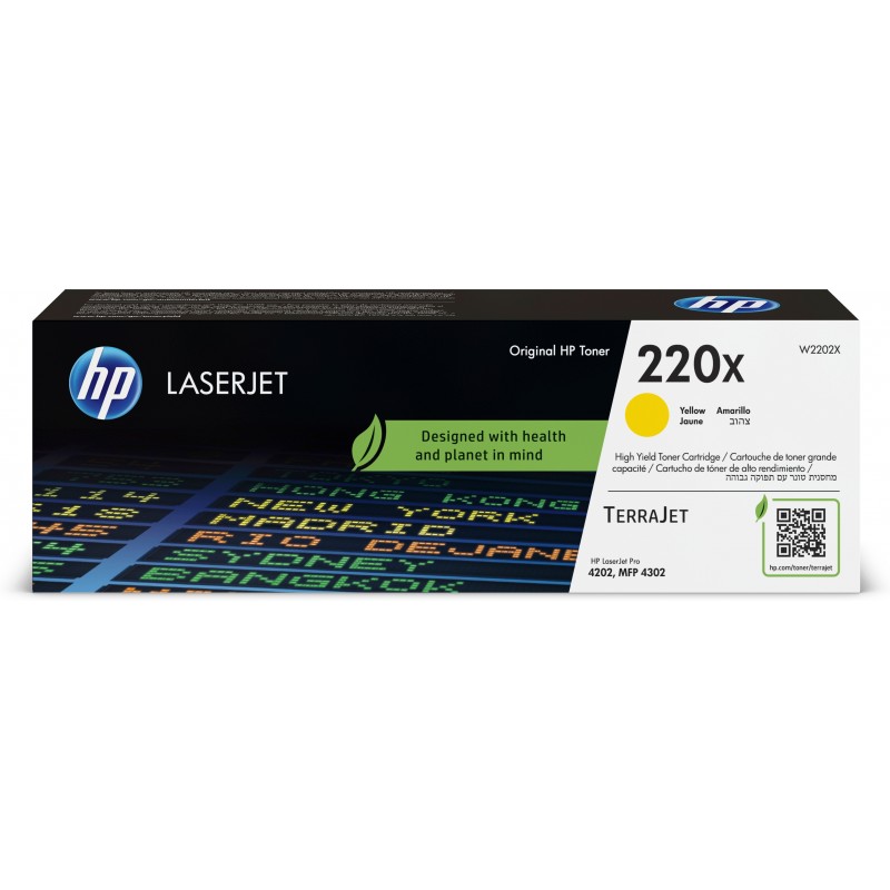 HP 220X Gelb Original LaserJet-Tonerkartusche