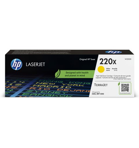 HP 220X Gelb Original LaserJet-Tonerkartusche