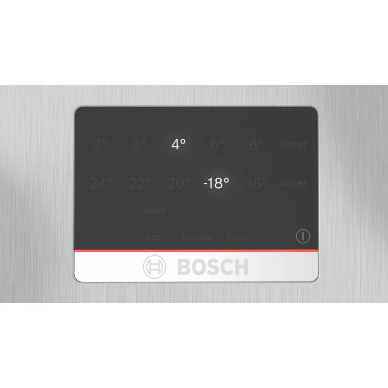 Bosch Serie 4 KGN367LDF fridge-freezer Freestanding 321 L D Stainless steel