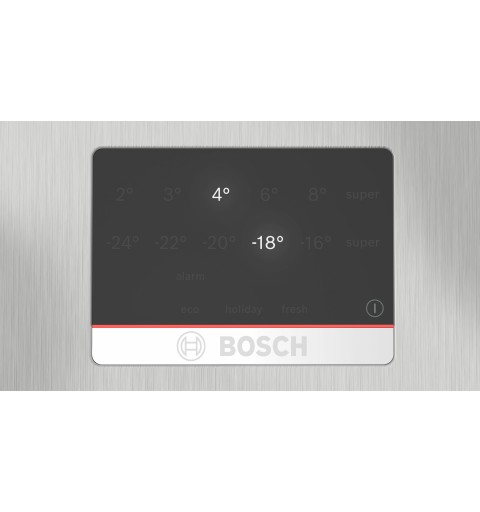 Bosch Serie 4 KGN367LDF fridge-freezer Freestanding 321 L D Stainless steel