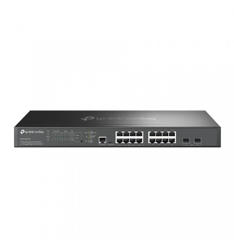 TP-Link Omada SG3218XP-M2 Netzwerk-Switch Managed L2+ 2.5G Ethernet (100 1000 2500) Power over Ethernet (PoE) 1U Schwarz