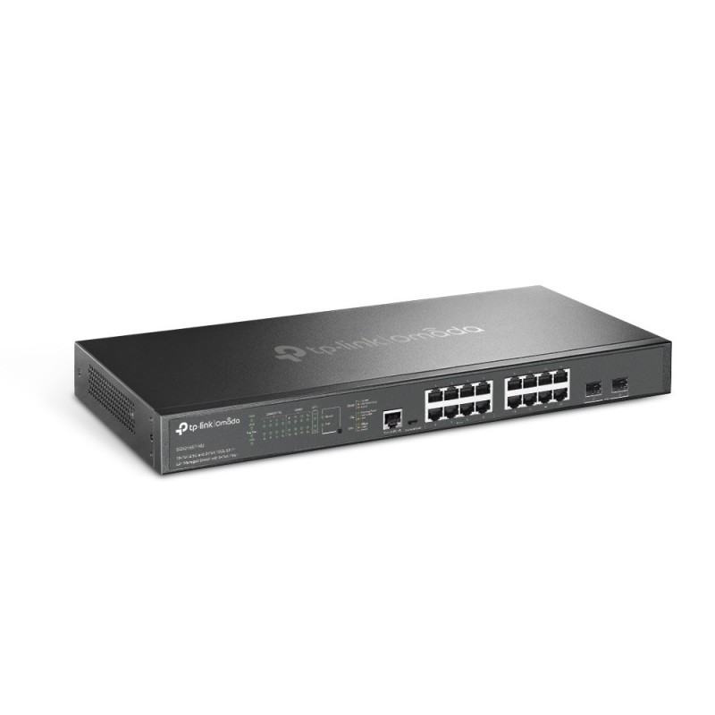 TP-Link Omada SG3218XP-M2 Netzwerk-Switch Managed L2+ 2.5G Ethernet (100 1000 2500) Power over Ethernet (PoE) 1U Schwarz