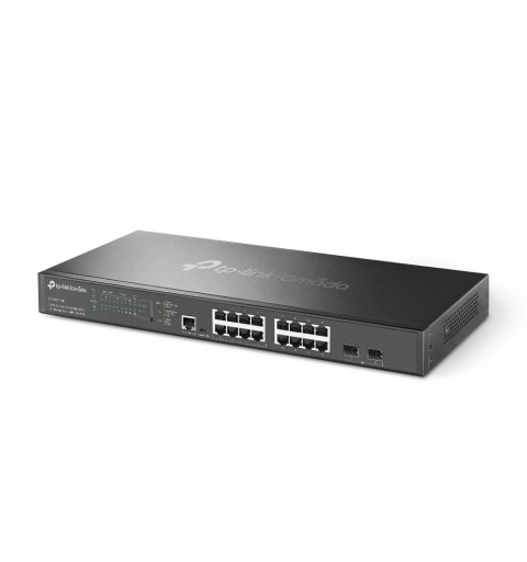 TP-Link Omada 16-Port 2.5G and 2-Port 10GE SFP+ L2+ Managed Switch with 8-Port PoE+