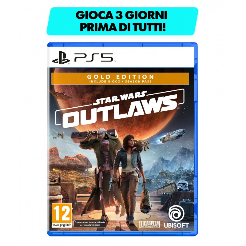 Ubisoft Star Wars Outlaws Gold Edition Or PlayStation 5