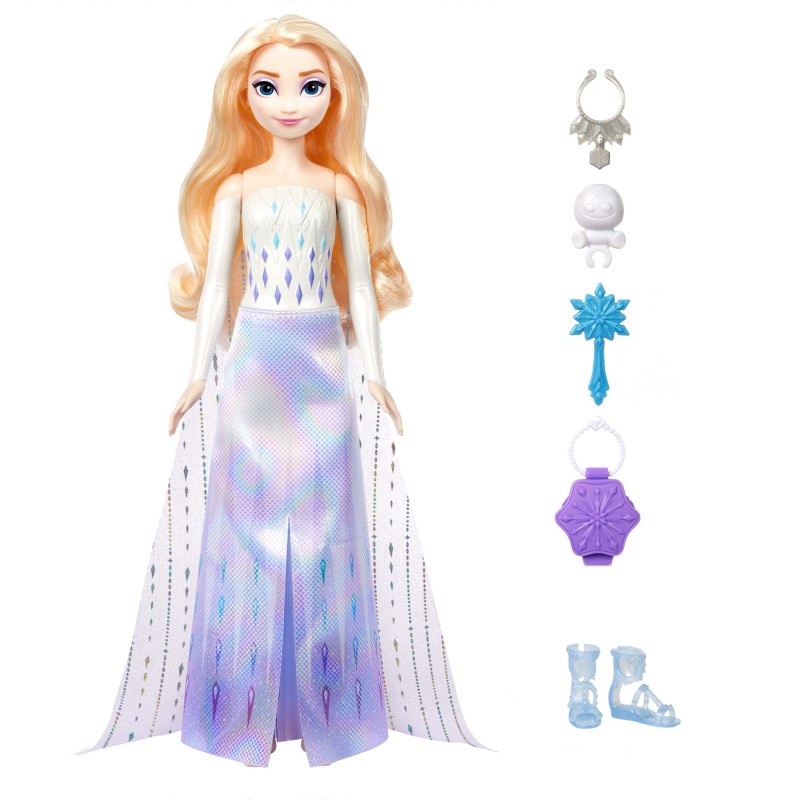 Disney Frozen Disney La Reine des Neiges – Poupée Surprise Elsa Spin & Reveal