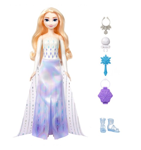 Disney Frozen Disney La Reine des Neiges – Poupée Surprise Elsa Spin & Reveal