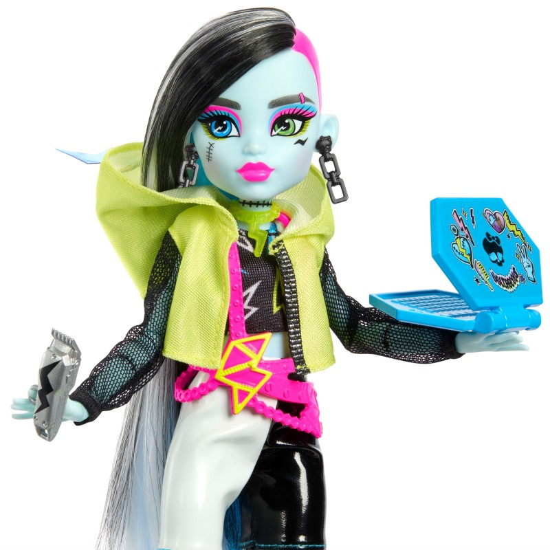 Monster High Skulltimate Secrets Neon Frights Frankie Stein Doll