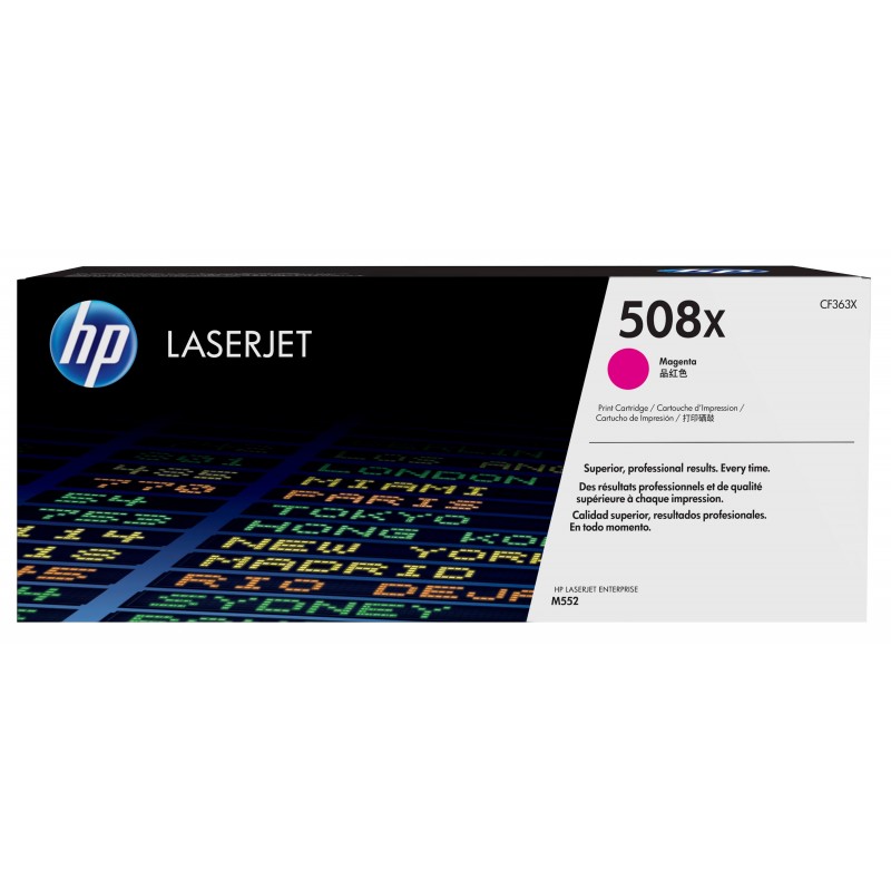 HP 508X Magenta Original LaserJet Tonerkartusche mit hoher Reichweite