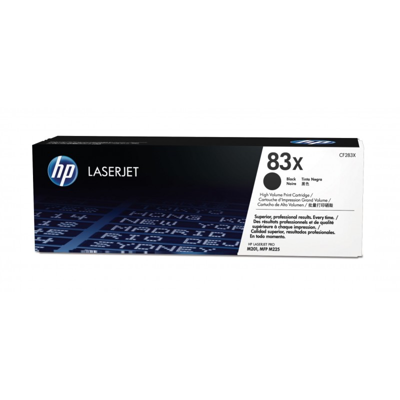 HP Cartucho de tóner original LaserJet 83X de alta capacidad negro