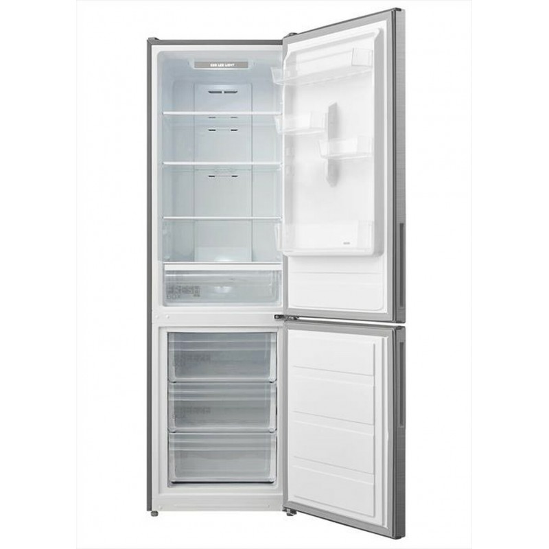 Midea MDRB424FGE02OE fridge-freezer Freestanding 310 L E Stainless steel