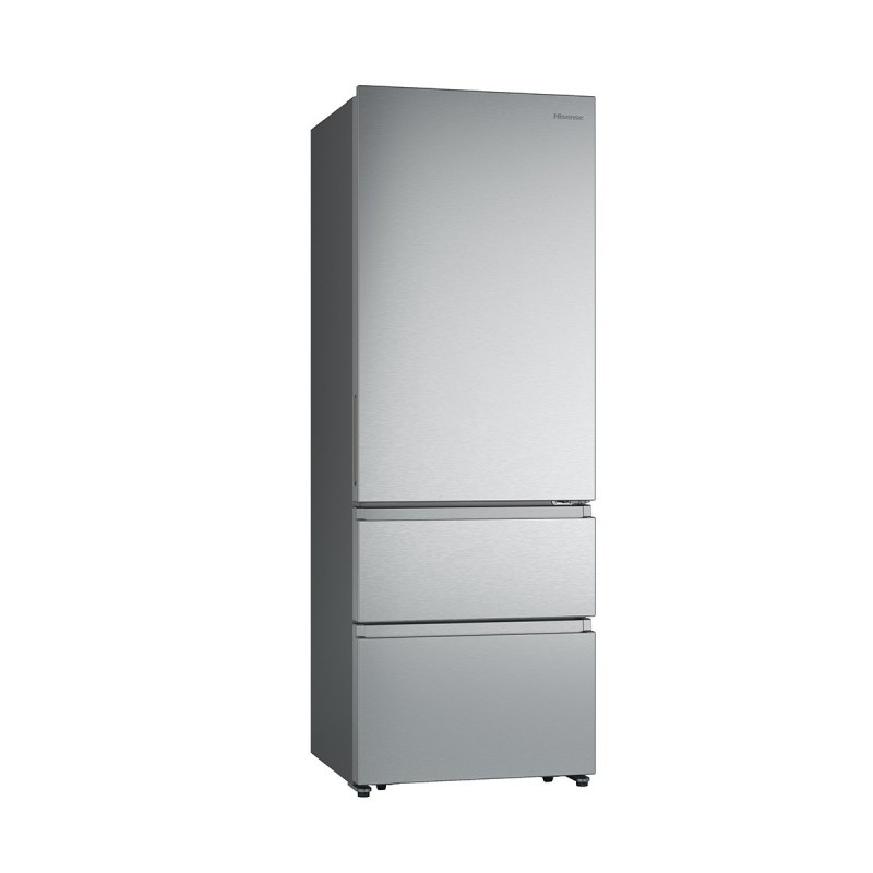 Hisense RT641N4AIE fridge-freezer Freestanding 493 L E Stainless steel