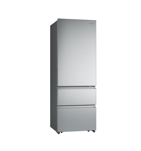 Hisense RT641N4AIE fridge-freezer Freestanding 493 L E Stainless steel