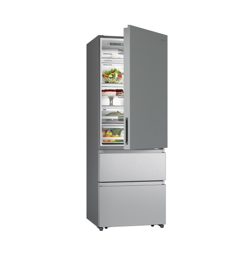 Hisense RT641N4AIE fridge-freezer Freestanding 493 L E Stainless steel