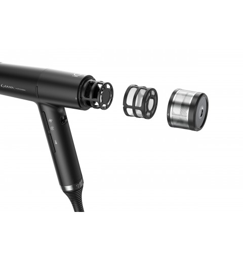 GA.MA iQ1 Perfetto hair dryer 1600 W Black