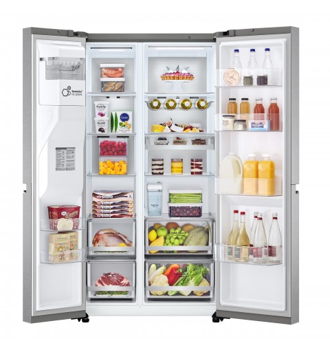 LG GSLV91MBAD side-by-side refrigerator Freestanding 635 L D Stainless steel