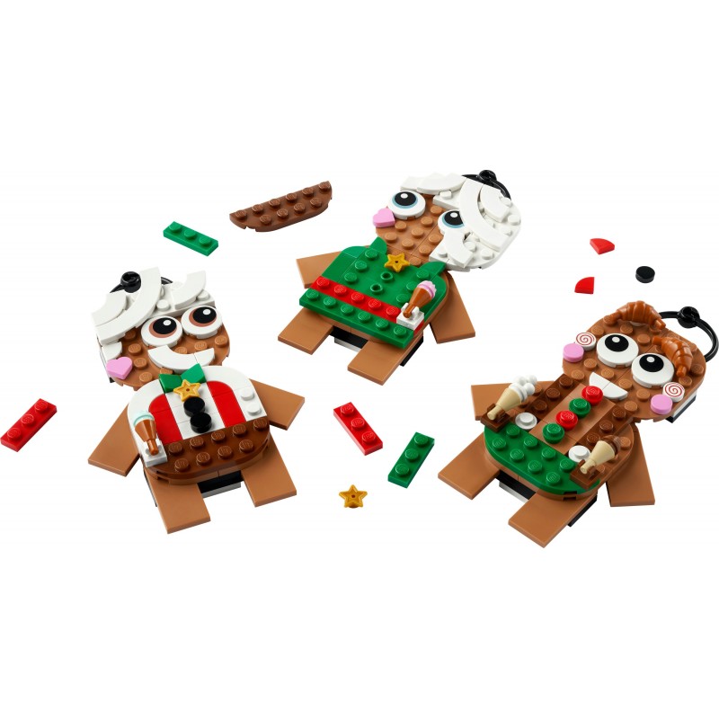 LEGO Adornos de Pan de Jengibre