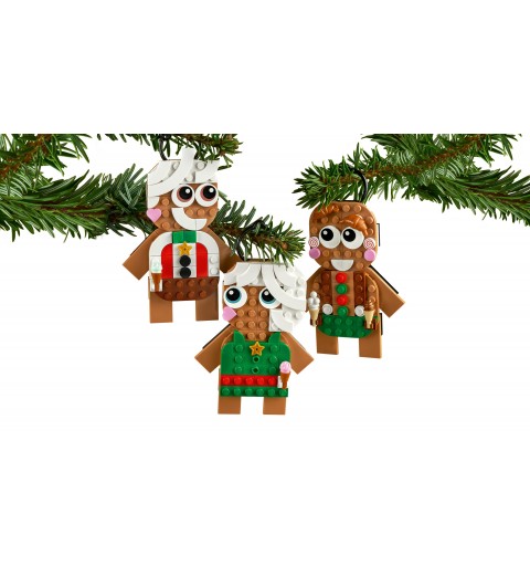 LEGO Gingerbread Ornaments