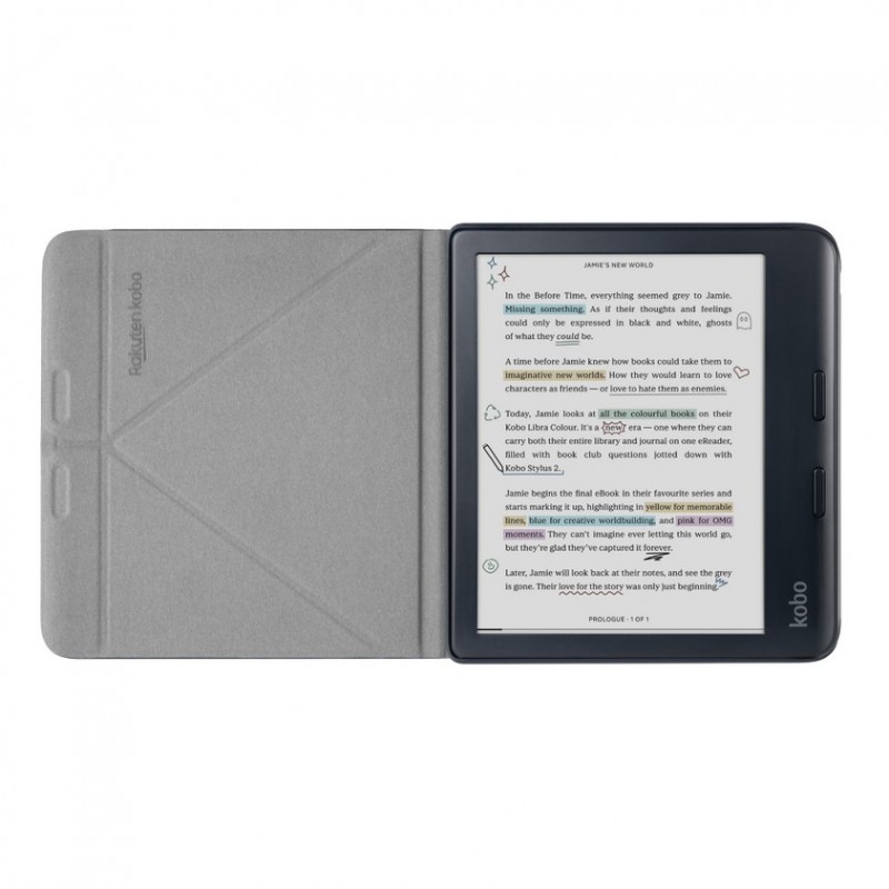 Rakuten Kobo SleepCover custodia per e-book reader 17,8 cm (7") Custodia a libro Nero