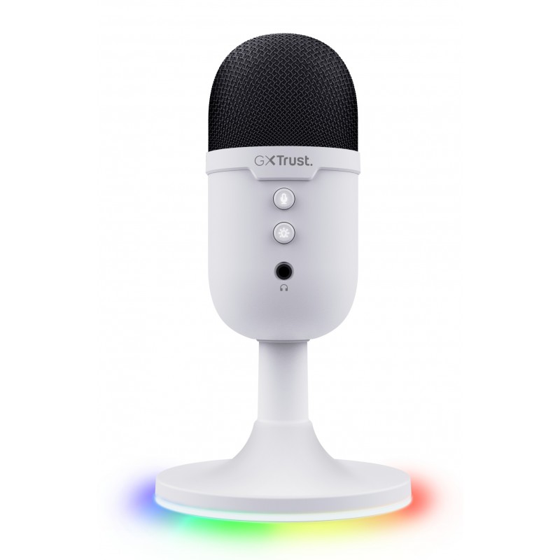 Trust GXT 234P Yunix Blanc Microphone de table