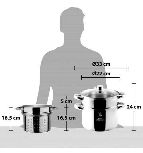 Aeternum AP000077 batería de cocina Acero inoxidable 22 cm