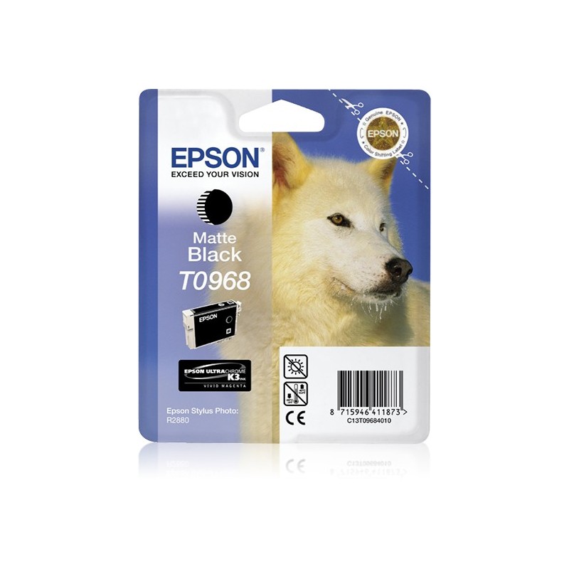 Epson Husky Cartouche "Loup" - Encre UltraChrome K3 VM Noir mat