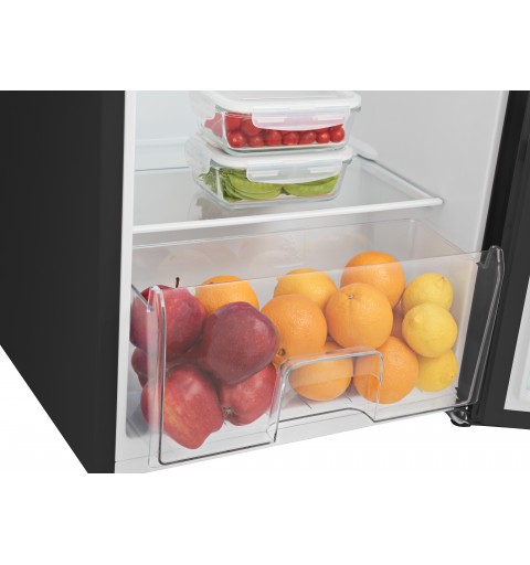 Hisense RR220D4BBE combi-fridge Freestanding 165 L E Black