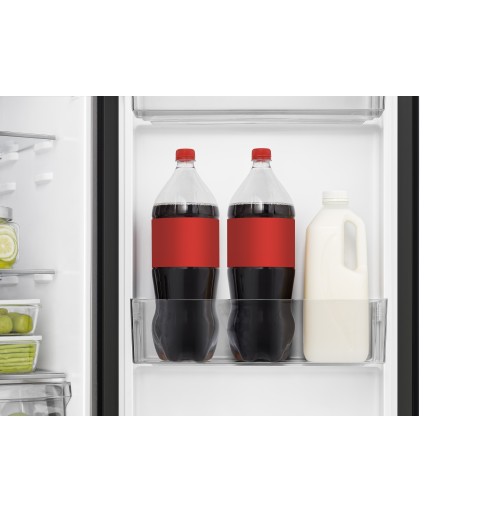 Hisense RR220D4BBE combi-fridge Freestanding 165 L E Black