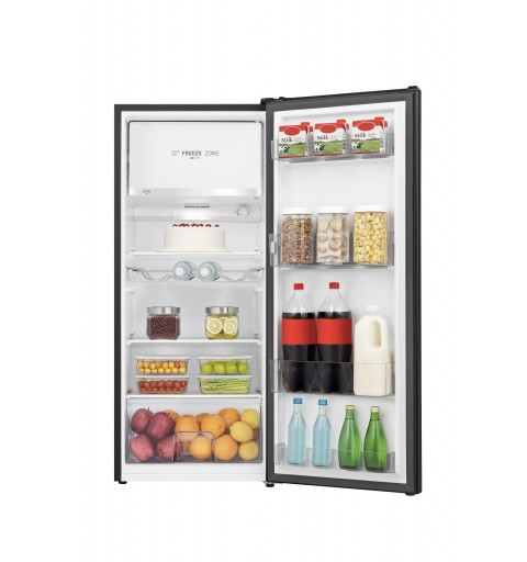 Hisense RR220D4BBE combi-fridge Freestanding 165 L E Black