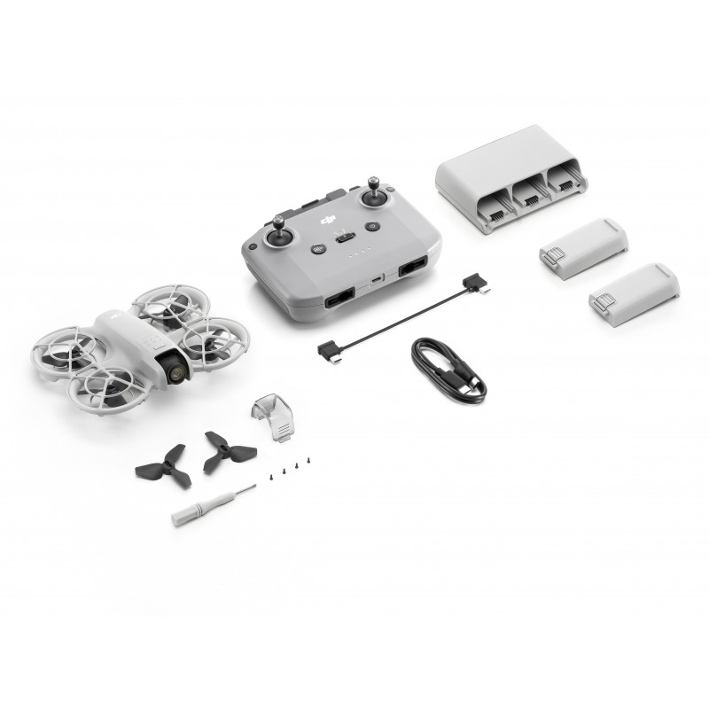 DJI Neo Fly More Combo 4 rotores Cuadricóptero 12 MP 3840 x 2880 Pixeles 1435 mAh Negro, Blanco