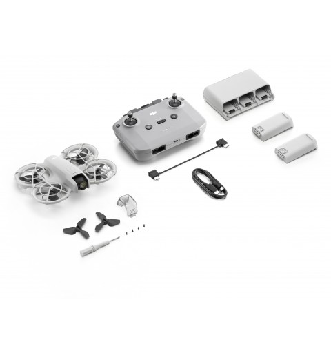 DJI Neo Fly More Combo 4 Rotoren Quadrocopter 12 MP 3840 x 2880 Pixel 1435 mAh Schwarz, Weiß