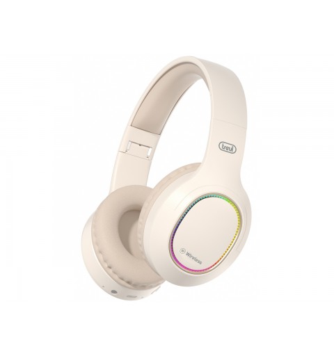 Trevi DJ 12E60 BT Auriculares Inalámbrico y alámbrico Diadema Llamadas Música USB Tipo C Bluetooth Crema de color