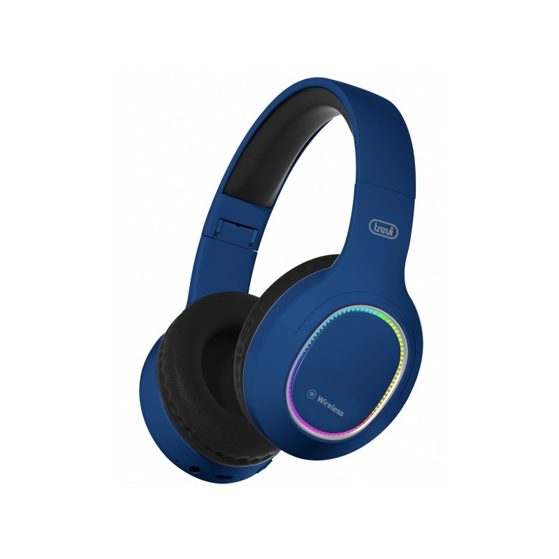 Trevi DJ 12E60 BT Auricolare Con cavo e senza cavo A Padiglione Musica e Chiamate USB tipo-C Bluetooth Blu