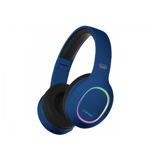 Trevi DJ 12E60 BT Auricolare Con cavo e senza cavo A Padiglione Musica e Chiamate USB tipo-C Bluetooth Blu