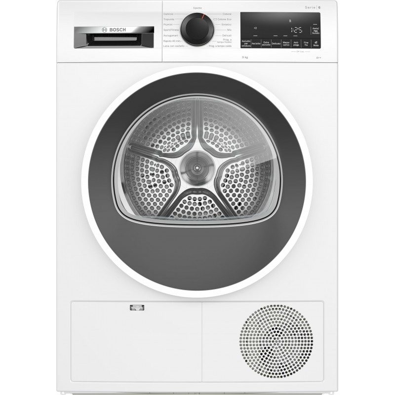 Bosch Serie 6 WQG24108IT secadora Independiente Carga frontal 9 kg A++ Blanco