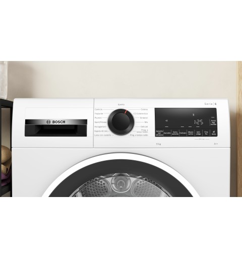 Bosch Serie 6 WQG24108IT secadora Independiente Carga frontal 9 kg A++ Blanco