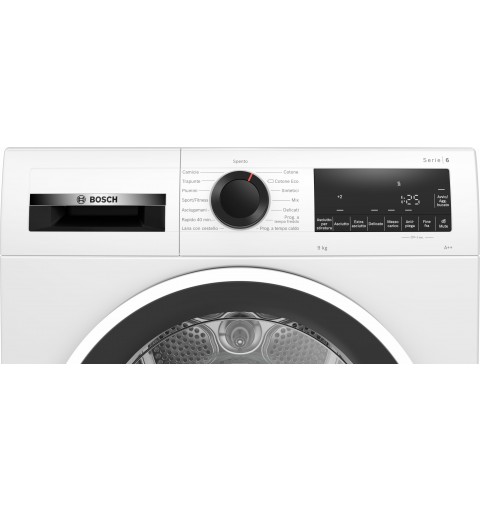 Bosch Serie 6 WQG24108IT secadora Independiente Carga frontal 9 kg A++ Blanco