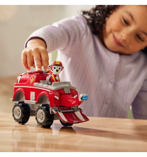 PAW Patrol Jungle Pups, Deluxe Elephant Vehicle de Marshall, camión de juguete con figura de acción coleccionable, juguetes