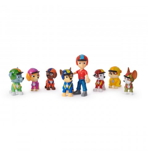 PAW Patrol - Pat Patrouille - Multipack 8 Figurines Jungle Pups - Figurine Pat Patrouille À Collectionner - Thème Jungle Pat