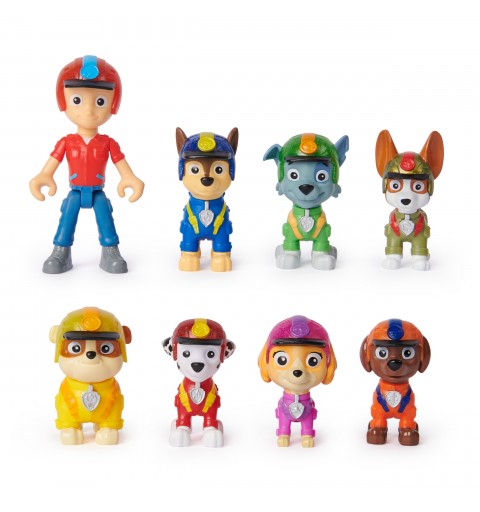 PAW Patrol - Pat Patrouille - Multipack 8 Figurines Jungle Pups - Figurine Pat Patrouille À Collectionner - Thème Jungle Pat