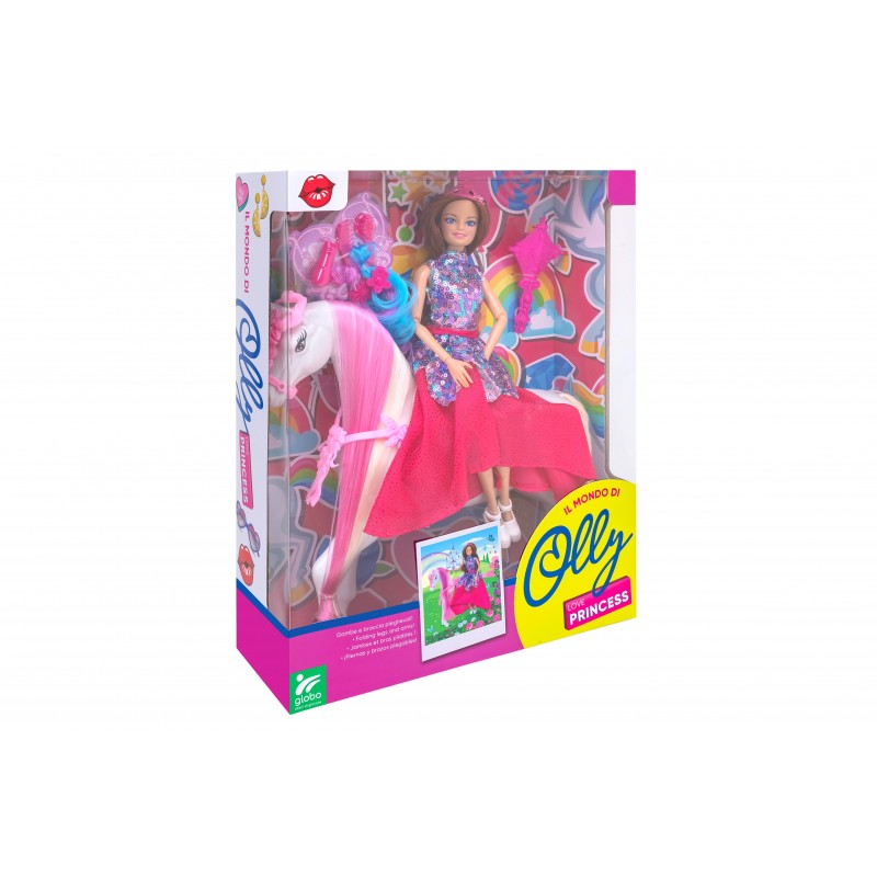 Olly Fashion Doll con cavallo e accessori