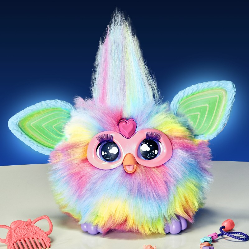 Furby Arcobaleno, giocattolo di peluche interattivo