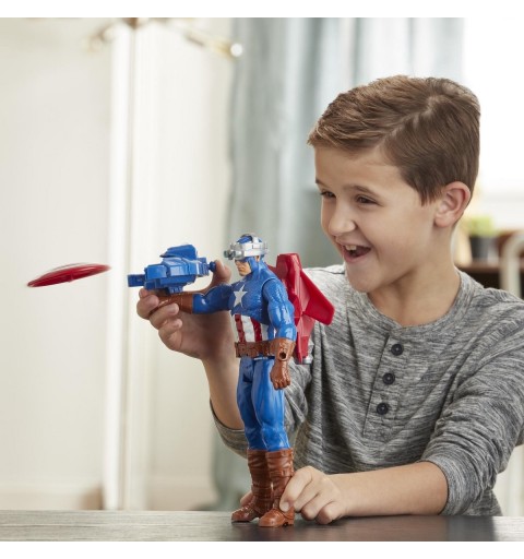 Marvel Avengers Titan Hero Series Blast Gear - Captain America