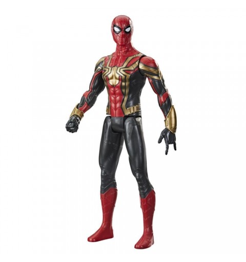 Marvel Spider-Man Spider-Man - Spider-Man con armatura integrale Iron Spider, action figure da 30 cm Titan Hero Series,