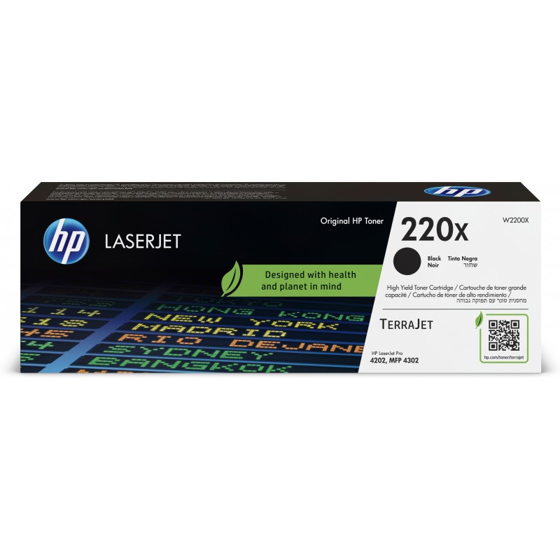 HP 220X Schwarz Original LaserJet-​Tonerkartusche